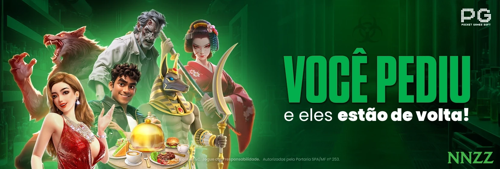 Imagem promocional da experiência de game da nnzz